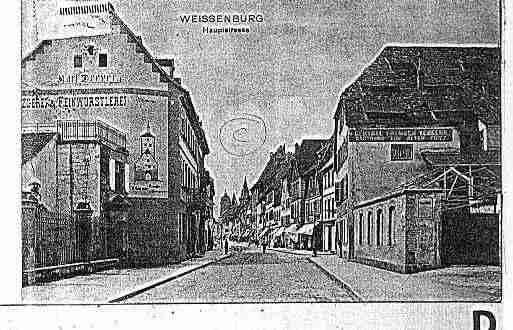 Ville de WISSEMBOURG Carte postale ancienne