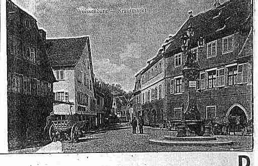 Ville de WISSEMBOURG Carte postale ancienne