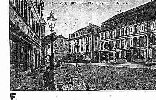 Ville de WISSEMBOURG Carte postale ancienne