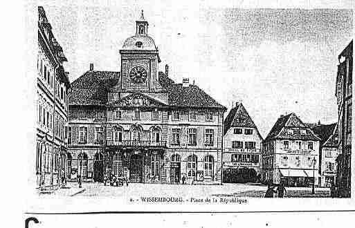 Ville de WISSEMBOURG Carte postale ancienne