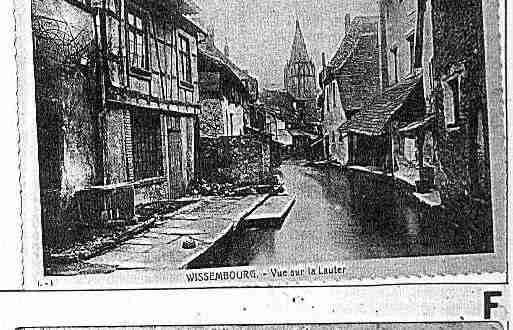 Ville de WISSEMBOURG Carte postale ancienne