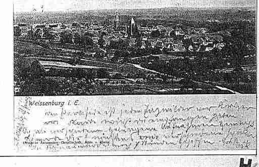 Ville de WISSEMBOURG Carte postale ancienne