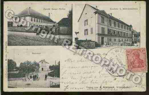 Ville de WITTELSHEIM Carte postale ancienne