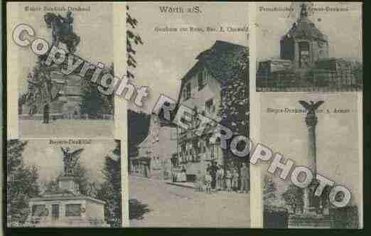 Ville de WOERTH Carte postale ancienne