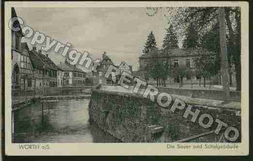 Ville de WOERTH Carte postale ancienne