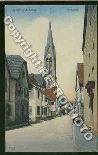 Ville de WOERTH Carte postale ancienne