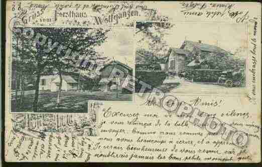 Ville de WOLFGANTZEN Carte postale ancienne