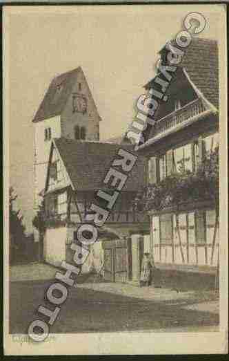 Ville de WOLFISHEIM Carte postale ancienne