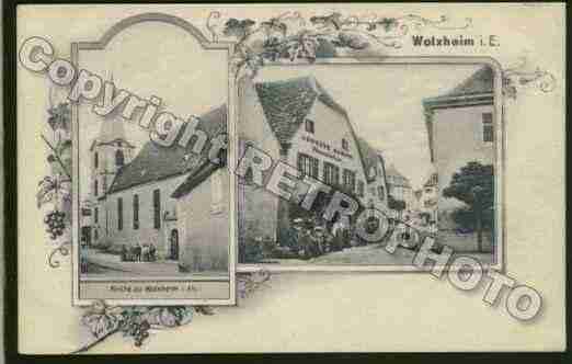 Ville de WOLXHEIM Carte postale ancienne