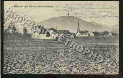 Ville de WUENHEIM Carte postale ancienne