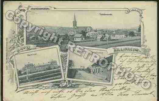 Ville de ZILLISHEIM Carte postale ancienne