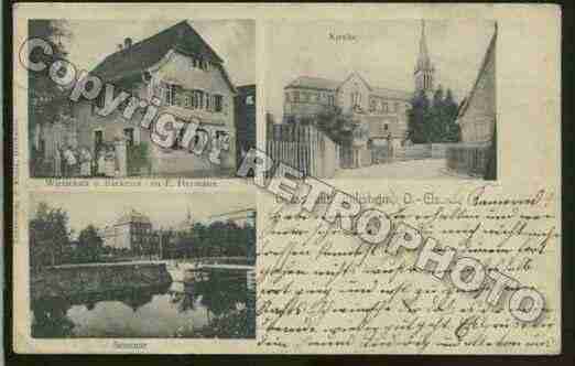 Ville de ZILLISHEIM Carte postale ancienne