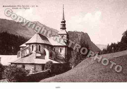 Ville de ABONDANCE Carte postale ancienne
