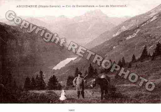 Ville de ABONDANCE Carte postale ancienne