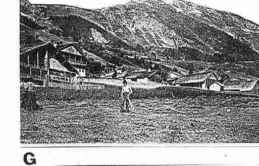 Ville de ABONDANCE Carte postale ancienne
