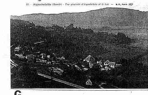 Ville de AIGUEBELETTELELAC Carte postale ancienne