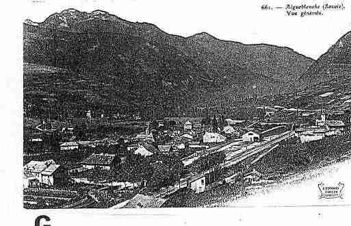 Ville de AIGUEBLANCHE Carte postale ancienne