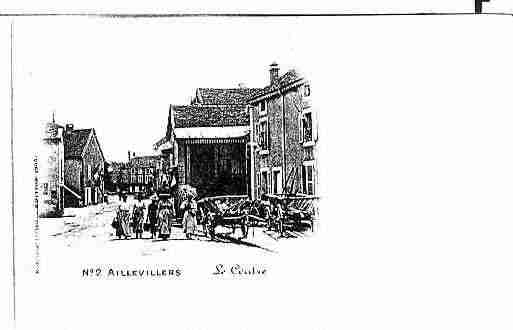 Ville de AILLEVILLERSETLYAUMONT Carte postale ancienne