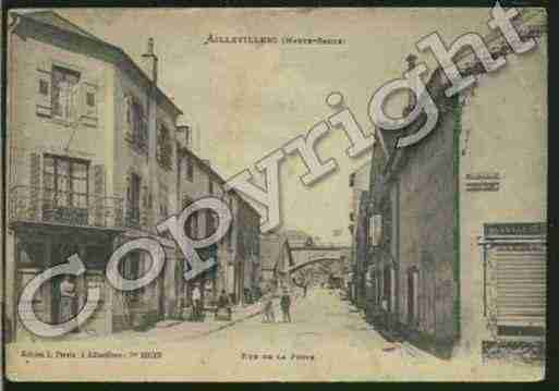 Ville de AILLEVILLERSETLYAUMONT Carte postale ancienne