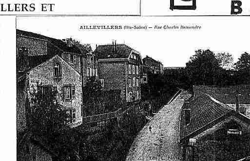 Ville de AILLEVILLERSETLYAUMONT Carte postale ancienne