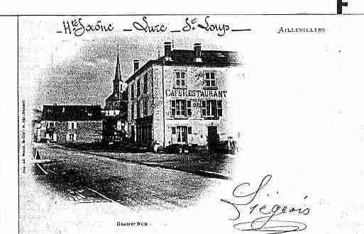 Ville de AILLEVILLERSETLYAUMONT Carte postale ancienne