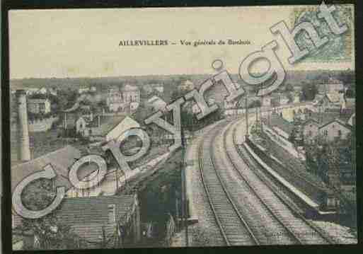 Ville de AILLEVILLERSETLYAUMONT Carte postale ancienne