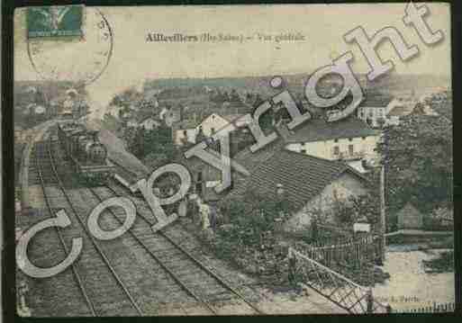 Ville de AILLEVILLERSETLYAUMONT Carte postale ancienne