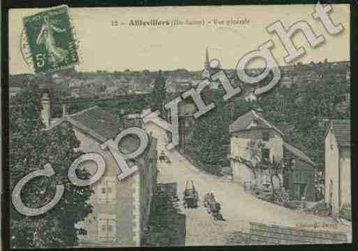 Ville de AILLEVILLERSETLYAUMONT Carte postale ancienne