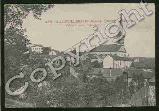 Ville de AILLEVILLERSETLYAUMONT Carte postale ancienne