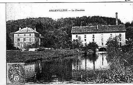 Ville de AILLEVILLERSETLYAUMONT Carte postale ancienne