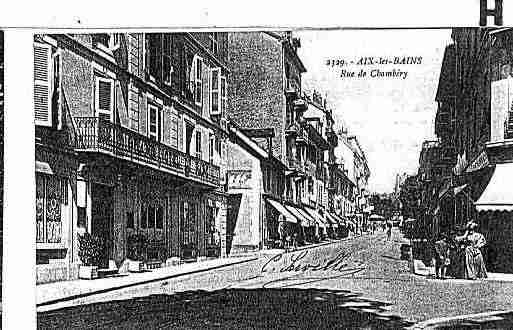 Ville de AIXLESBAINS Carte postale ancienne