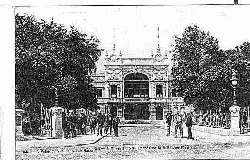 Ville de AIXLESBAINS Carte postale ancienne