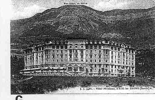 Ville de AIXLESBAINS Carte postale ancienne