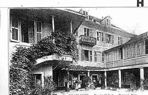 Ville de AIXLESBAINS Carte postale ancienne