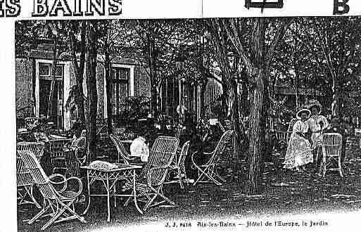 Ville de AIXLESBAINS Carte postale ancienne