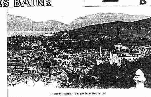 Ville de AIXLESBAINS Carte postale ancienne
