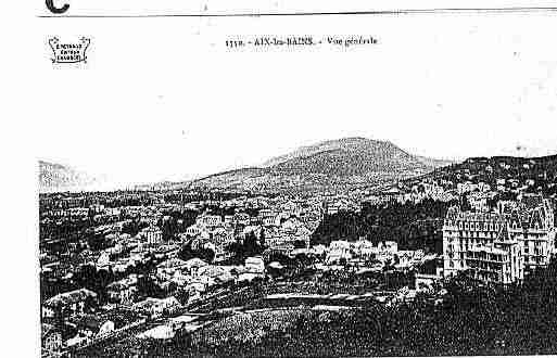 Ville de AIXLESBAINS Carte postale ancienne