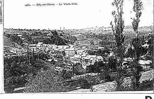 Ville de ALBYSURCHERAN Carte postale ancienne