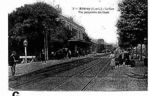 Ville de ALLEREYSURSAONE Carte postale ancienne