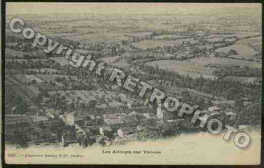 Ville de ALLINGES Carte postale ancienne