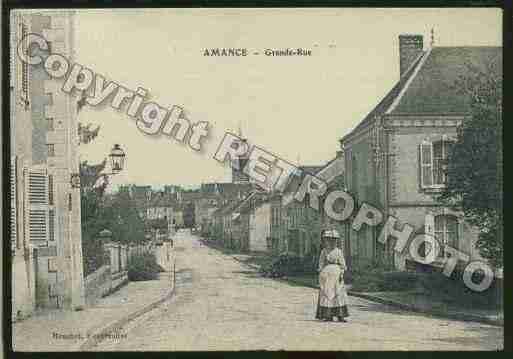 Ville de AMANCE Carte postale ancienne