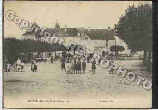 Ville de AMANCE Carte postale ancienne