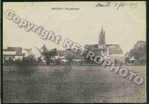 Ville de AMILIS Carte postale ancienne