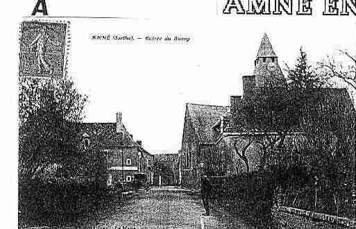 Ville de AMNEENCHAMPAGNE Carte postale ancienne