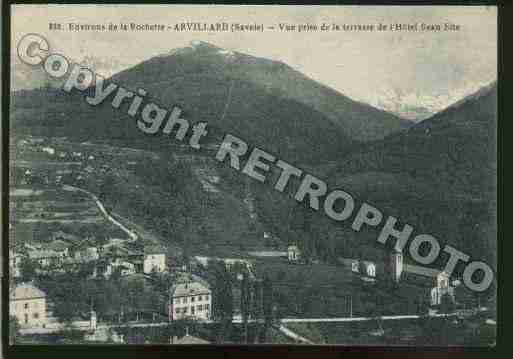 Ville de ARVILLARD Carte postale ancienne