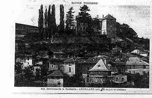 Ville de ARVILLARD Carte postale ancienne