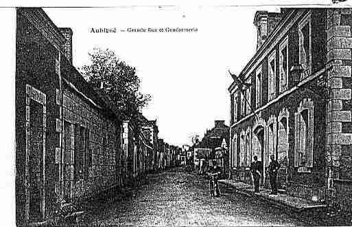 Ville de AUBIGNERACAN Carte postale ancienne