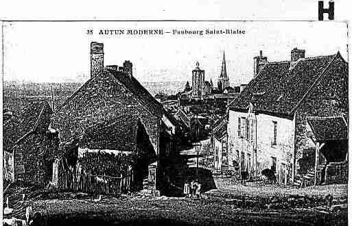 Ville de AUTUN Carte postale ancienne