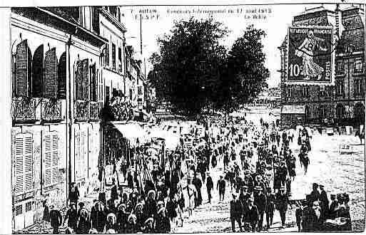 Ville de AUTUN Carte postale ancienne