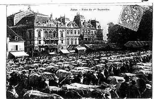 Ville de AUTUN Carte postale ancienne